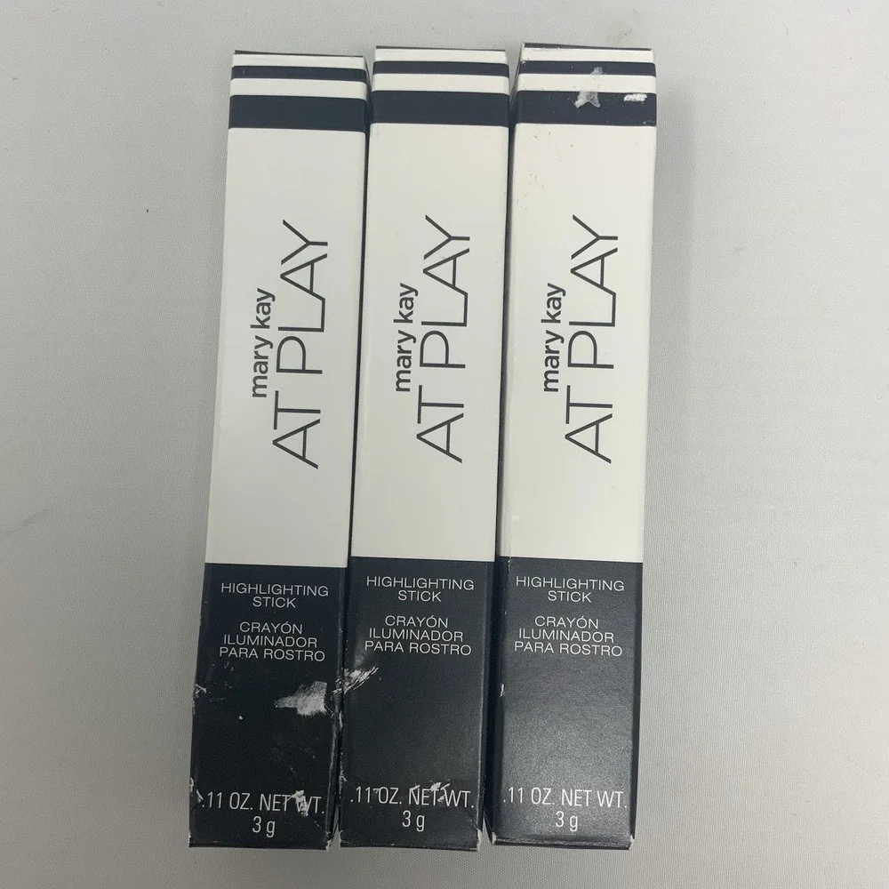 Mary‎ Kay At Play Rose Gold Highlighting Stick #120915 Lot Of 3 6/23 7/23